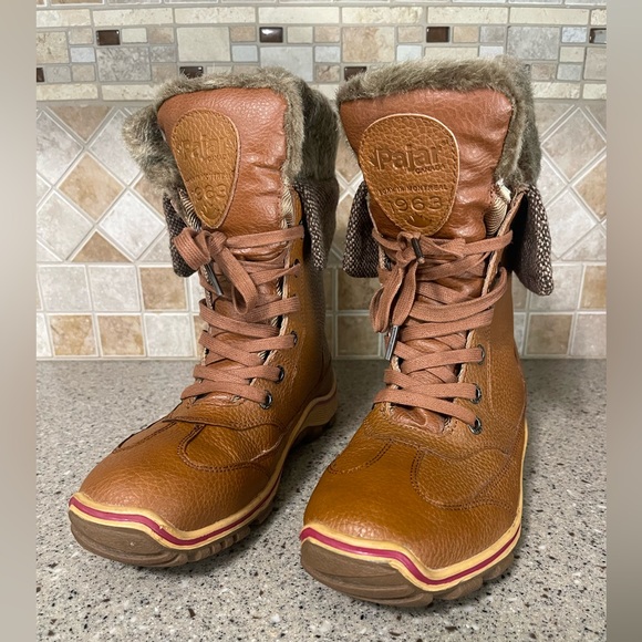Pajar Canada Alice Women’s Winter Boots in Cognac size 8-8.5 - Picture 1 of 11